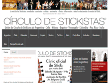 Tablet Screenshot of circulodestickistas.com